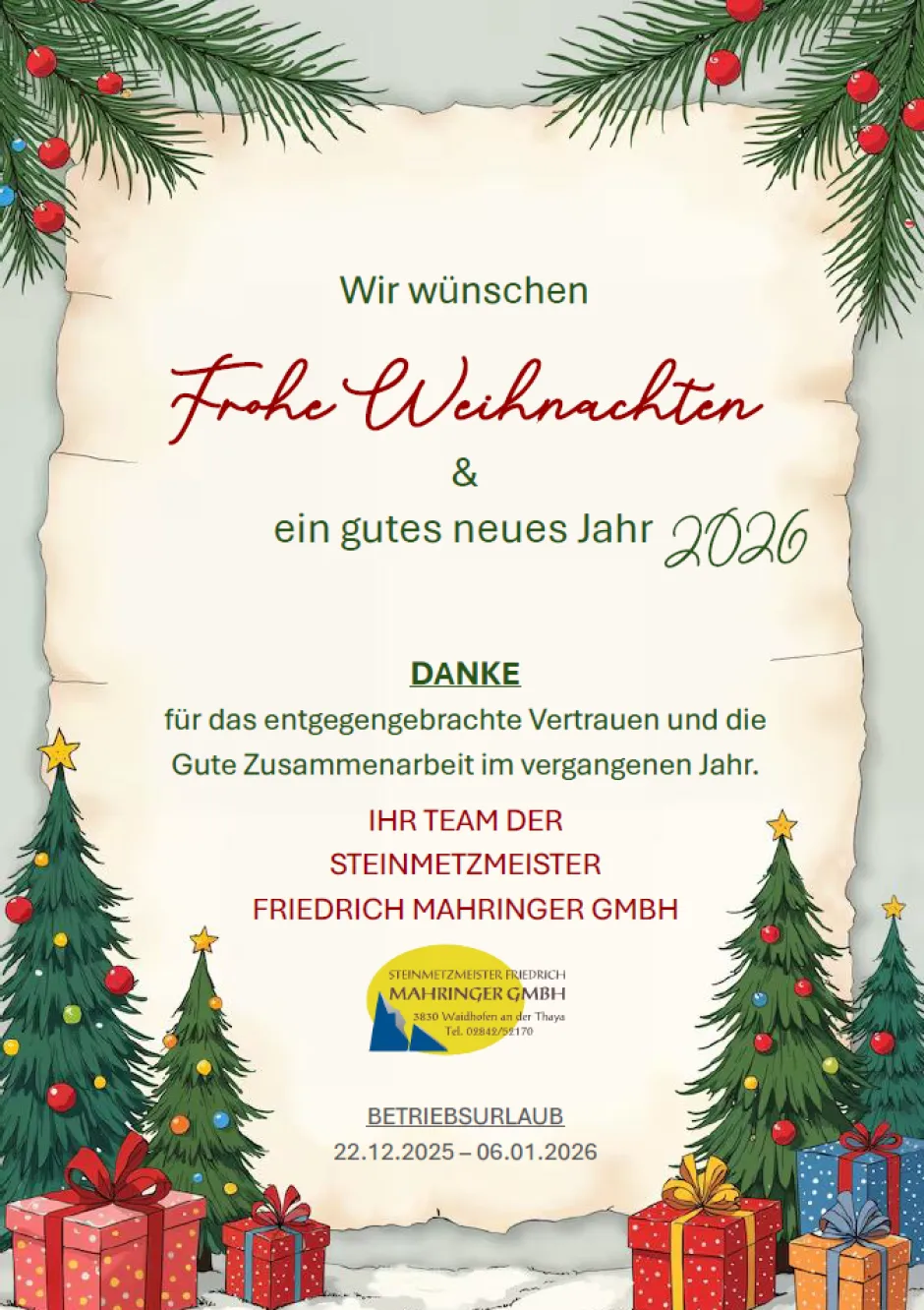 Frohe Weihnachten !